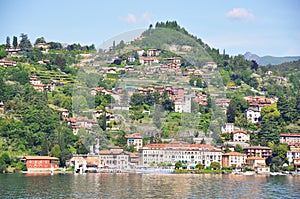 Menaggio town at Italian lake Como