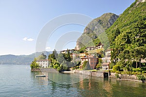 Menaggio town at Italian lake Como