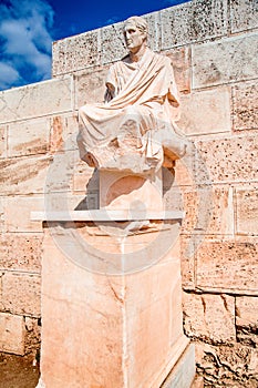 Menander Statue in Acropolis, Athens, Greece