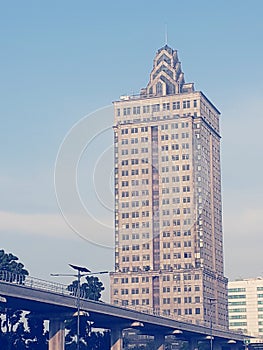 Menara Saidah, an empty building located on MT Haryono Street, South Jakarta