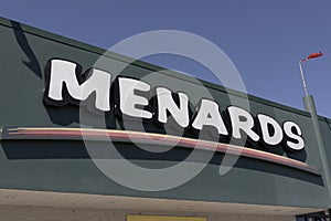 Menards Home Improvement store. Menards sells assorted building materials, tools, and gardening supplies