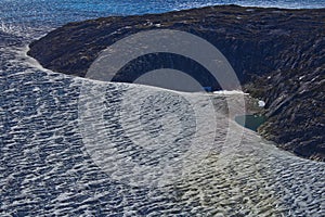 Mendenhall glacier frozen landscape 3