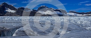 Mendenhall glacier frozen landscape