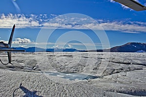 Mendenhall glacier landing site