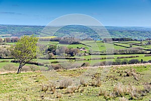 Mendip Hill view Somerset near Bristol