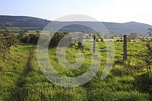 Mendip hills in Somerset,UK