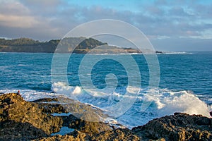 Mendocino Headlands Spring Sunset Surf