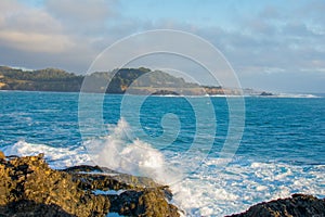 Mendocino Headlands Spring Sunset Surf