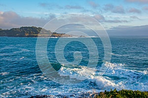 Mendocino Headlands Spring Sunset Surf