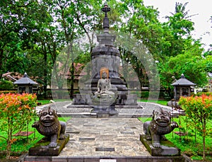 Mendut Buddhist Monastery, Borobodur, Indonesia