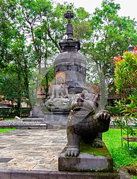 Mendut Buddhist Monastery, Borobodur, Indonesia