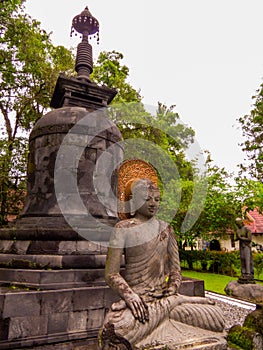 Mendut Buddhist Monastery, Borobodur, Indonesia