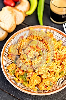 Menemen - traditional turkish omelet