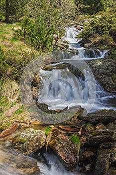 The Meners river in the Andorran Pyrenees