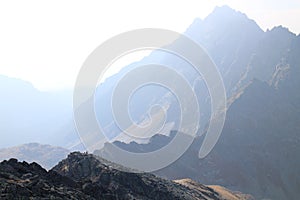 Mengusovska dolina valley from KÃ´provskÃ½ Å¡tÃ­t peak, High Tatras