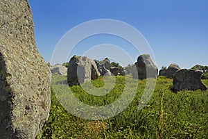 Menhir in Carnac-Brittany