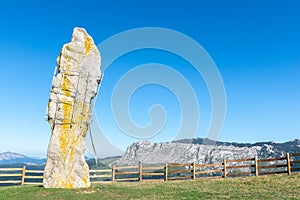 Menhir of Kurtzegan, Gorbea Natural Park, Vizcaya, Spain