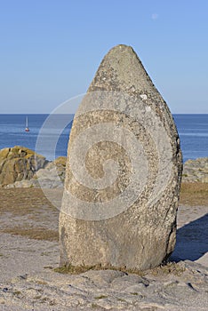 Menhir at Le Pouliguen in France