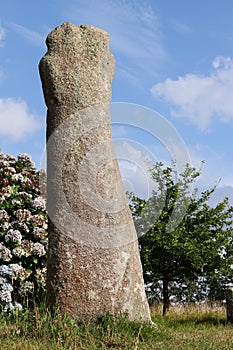 Menhir Saint-Samson in Brittany, France