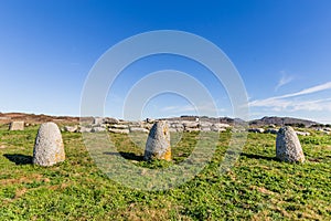 Menhir in Sardinia, Italy