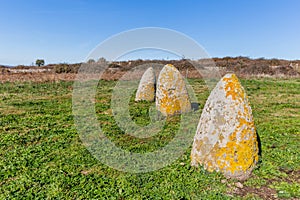 Menhir in Sardinia, Italy