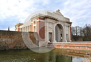 Menin Gate War Memorial at Ieper Belgium photo