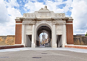 Menin Gate - World War I memorial in Ypres