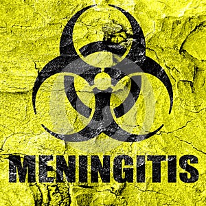 Meningitis virus concept background photo