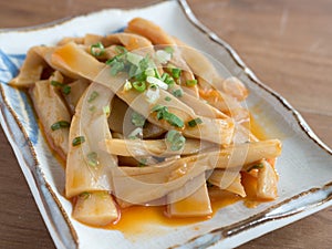 Menma: Japanese fermented bamboo shoots