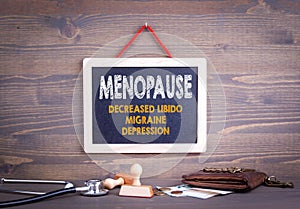 Menopause, women`s health concept