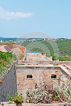 Menorca, Balearic Islands, Spain, fort, fortress, military, La Mola, Mahon, architecture, stone