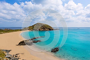 Menorca Cala Sa Mesquida Mao Mahon turquoise beach photo