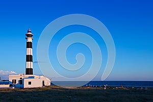 Menorca Cap de Artrutx Lighthouse in southwest cape