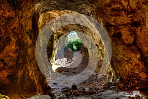 Menorca Cova dels Coloms Pigeons cave in es Mitjorn