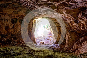 Menorca Cova dels Coloms Pigeons cave in es Mitjorn