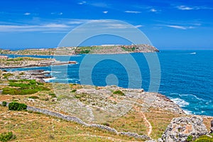 Menorca island Mediterranean sea coast
