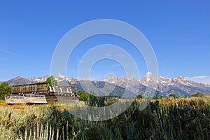 Menors Ferry Historic District in the Grand Teton National Park Wyoming