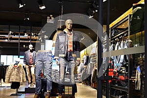 Mens clothing store