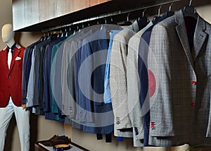 Mens clothing store photo