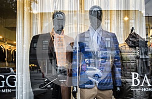 Mens fashion mannequin display