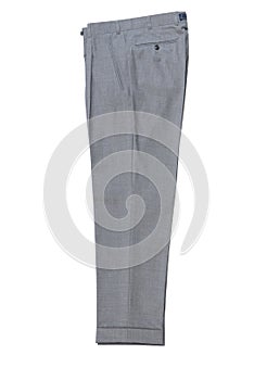 Mens grey classical trousers.