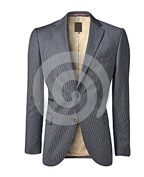 Mens jacket isolated on white with clipping path