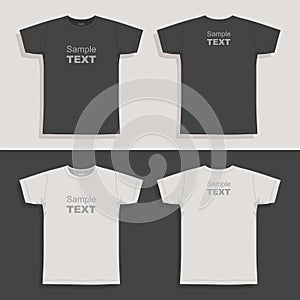 Mens t-shirt design template