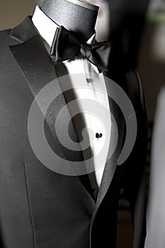 Mens Tuxedo coat and tie