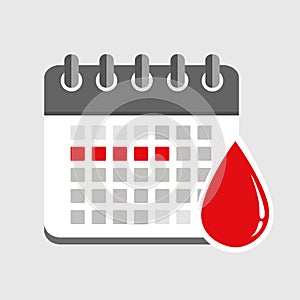 Menstruation calendar red signs of menstrual cycle