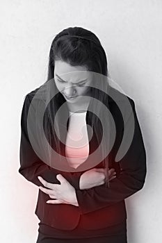 Menstruation pain or stomach trouble