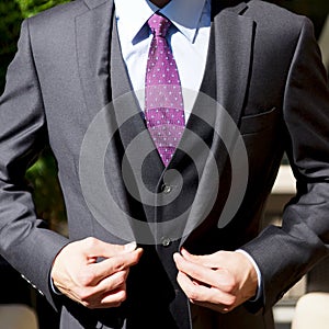 Menswear Suit Details