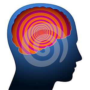 Mental Confusion Dizziness Brain Head photo