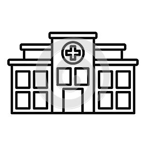 Mental disorder clinic icon, outline style