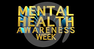 Mental Health Awareness an annual campaign highlighting awareness of mental health. photo